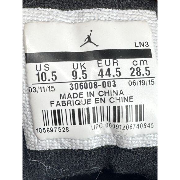 Nike Air Jordan 11 XI Low IE Retro Referee Black 306008-003 Men’s Size 10.5 - Picture 8 of 9